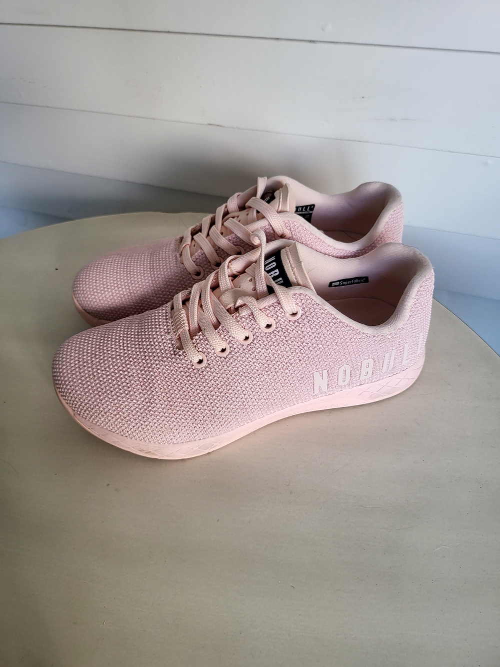 NoBull Women's Trainer in Light Pink